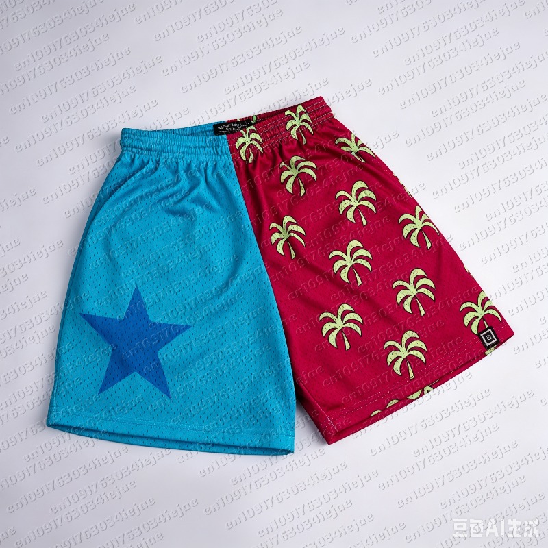 Men Shoes Joggers - ワンピース麦わら帽子海賊団ウェーブメッシュショーツ男性女性夏速乾性通気性スポーツカジュアルジョガーショーツ