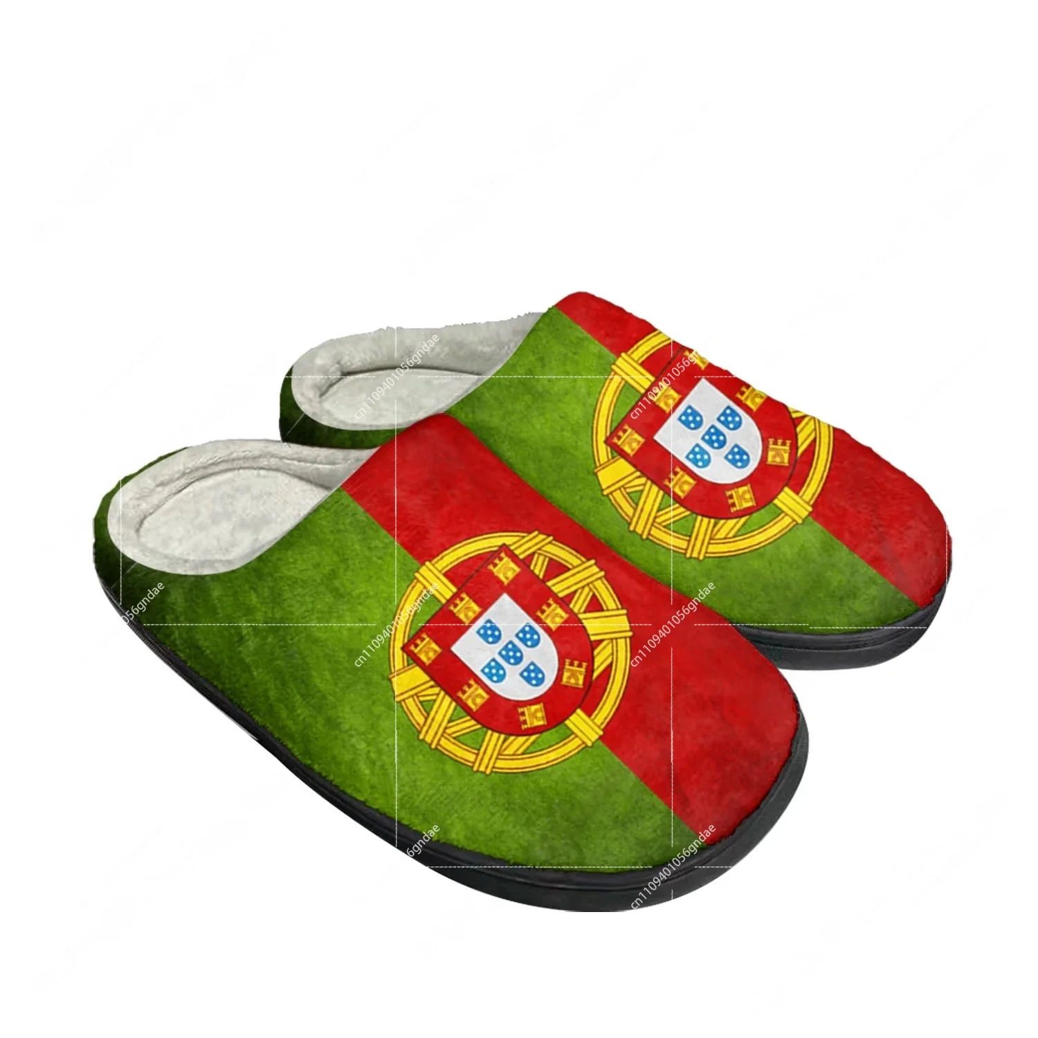 Men'S Shoes Lightweight - ポルトガル国旗ホームコットンカスタムスリッパメンズレディースサンダルポルトガルぬいぐるみ寝室カジュアル保温靴サーマルスリッパ