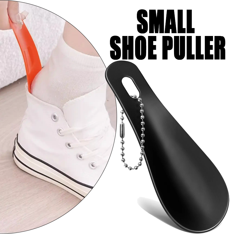 Men Shoes Essentials - ステンレス製靴べら、高齢者向け携帯用靴べら、男性女性用、完璧な靴履き補助具、旅行必需品、素晴らしいギフトアイデア