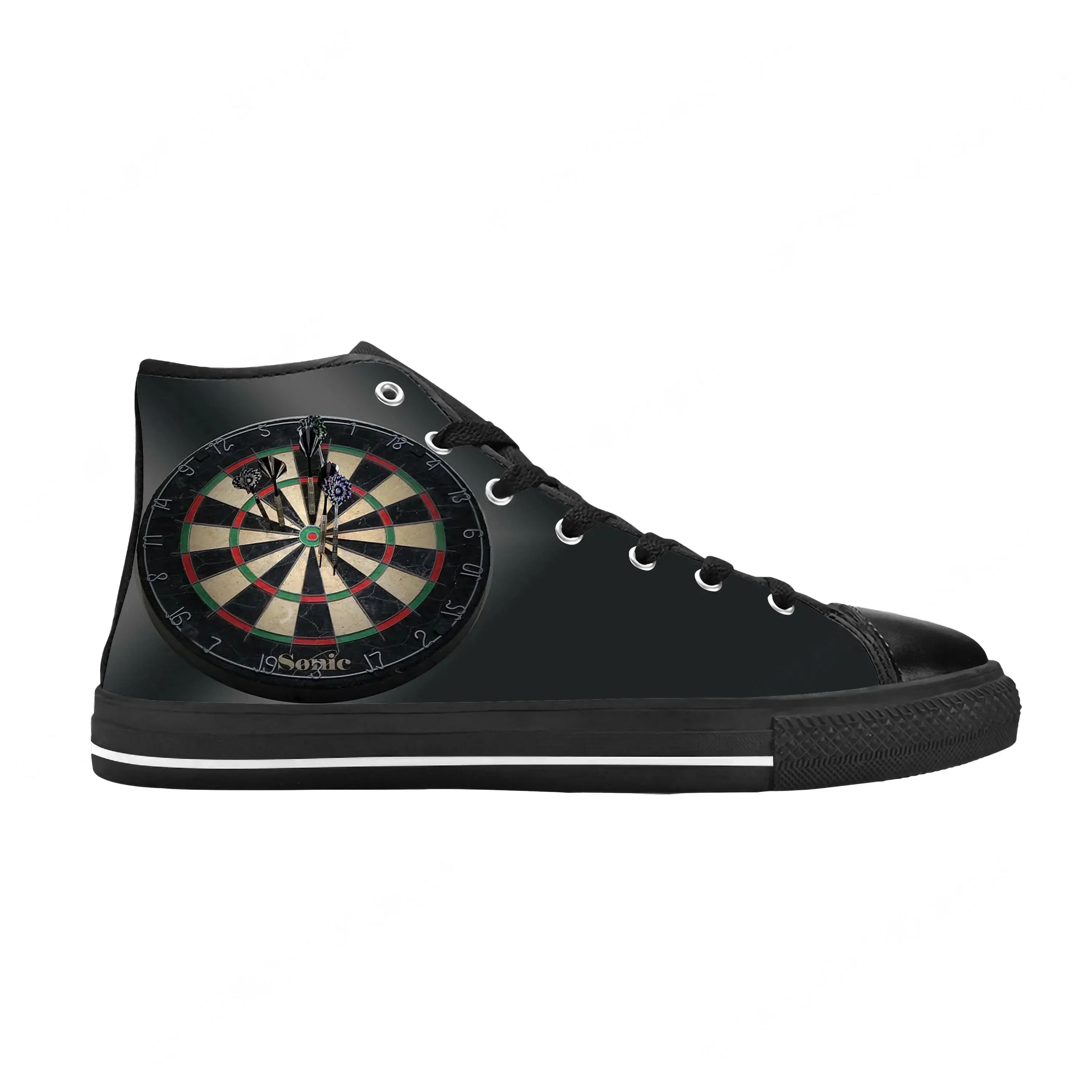 Men'S Shoes Target - ゲームスポーツダーツダーツボードダーツボードターゲットクールカジュアル布靴ハイトップ快適な通気性のある 3D プリント男性女性スニーカー