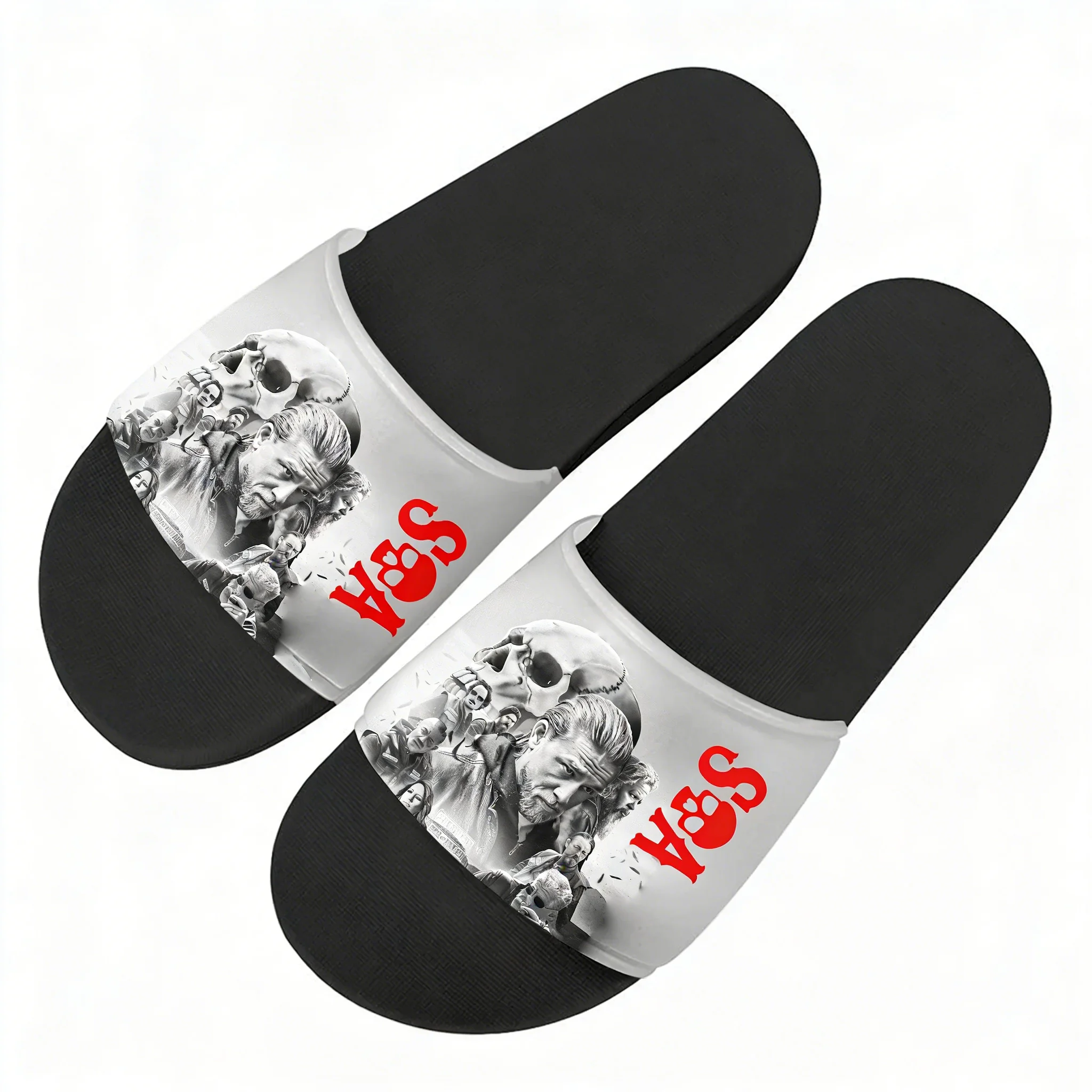 Sons Of Anarchy SOA スリッパ ホームウォ - Men'S Shoes Lightweight のレビューと価格