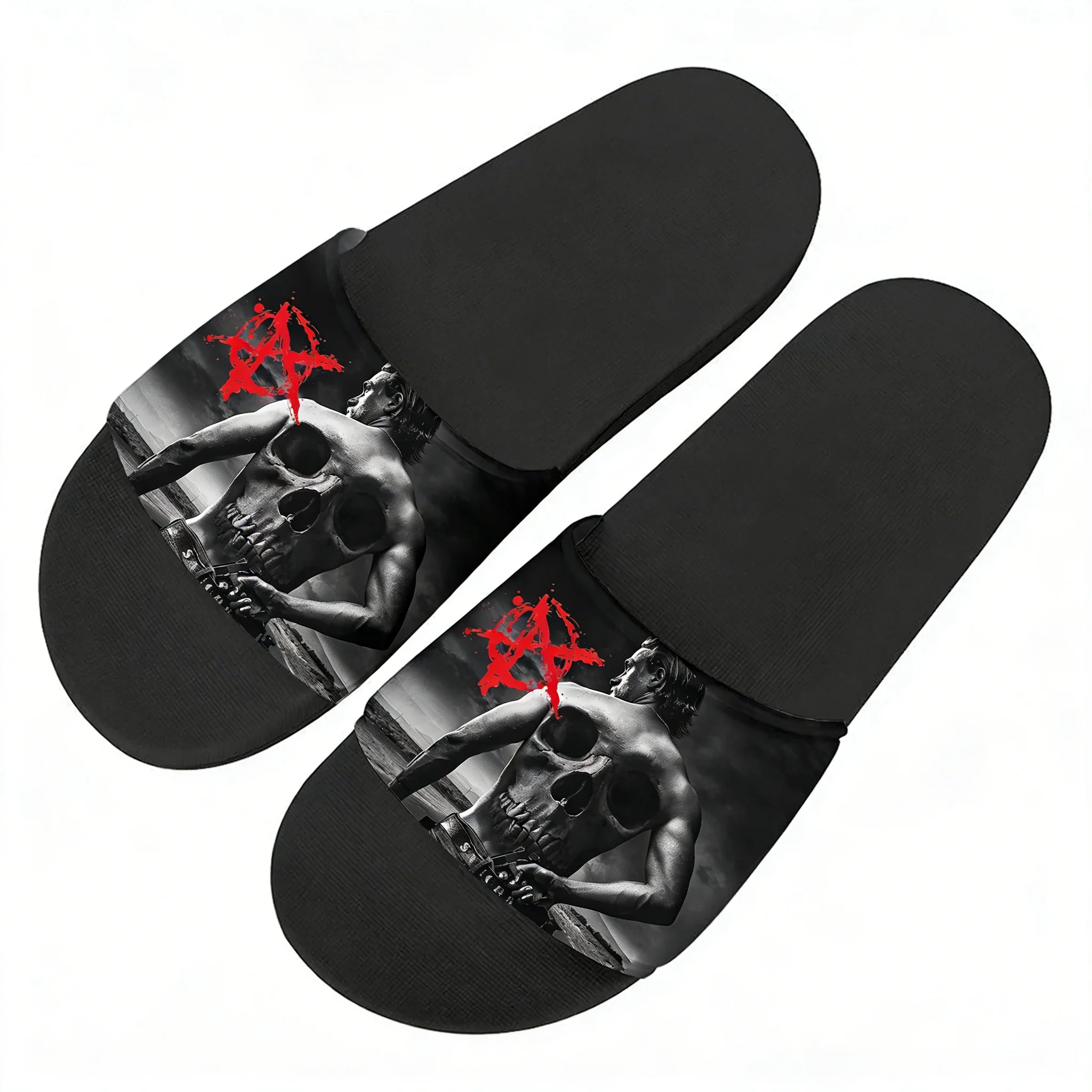 Sons Of Anarchy SOA スリッパ ホームウォ - Men'S Shoes Lightweight のレビューと価格