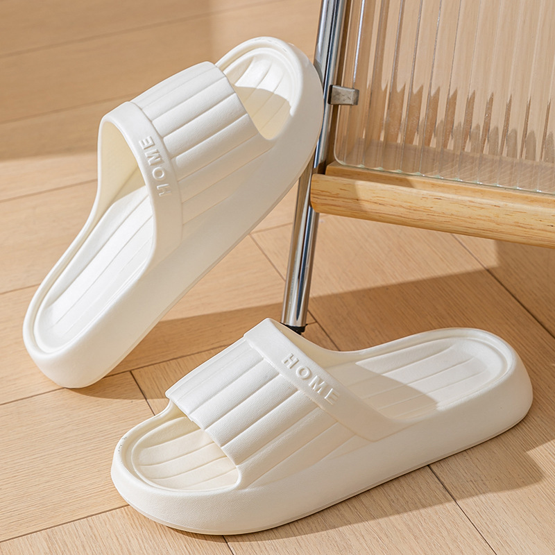 夏素敵な無地ホームスリッパ女性男性用ノンスリップEVAバスル - Men'S Shoes Lightweight のレビューと価格
