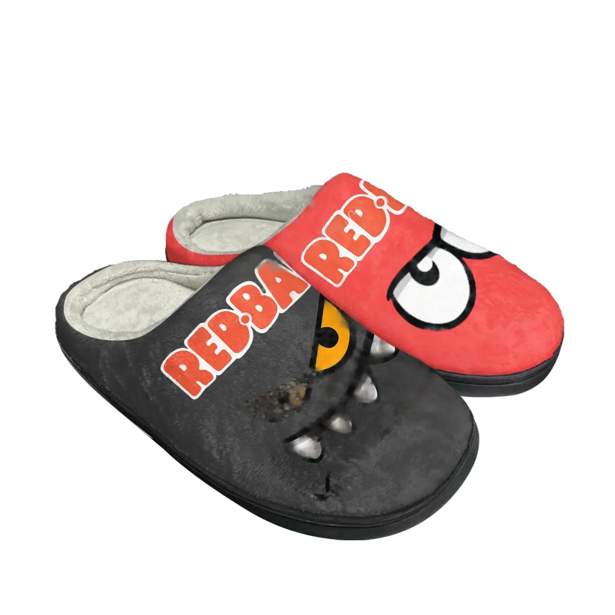 レッドボールホームコットンスリッパ漫画ゲームメンズレディース - Men Shoes Red のレビューと価格