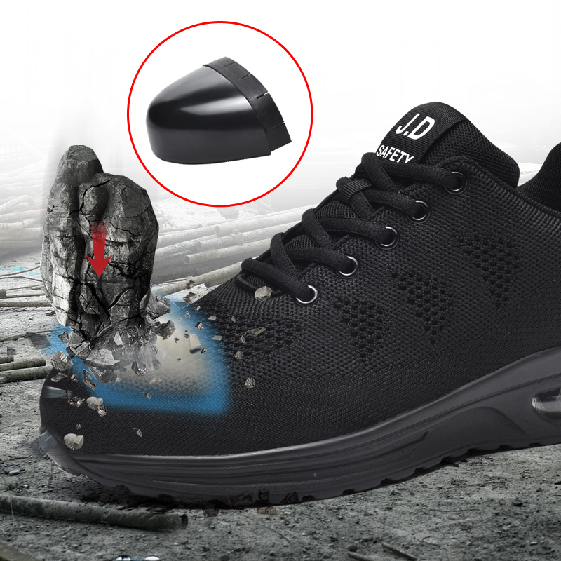 男性用の破壊不能な安全靴スチールトゥ抗穿刺男性用作業靴軽量滑 - Men Shoes Jd のレビューと価格