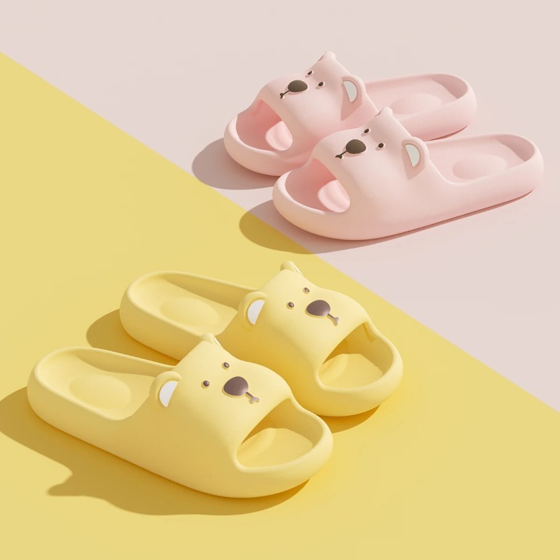 ユニセックスEVAベアーカートゥーンホームスリッパ、ソフトで - Men'S Shoes Lightweight のレビューと価格