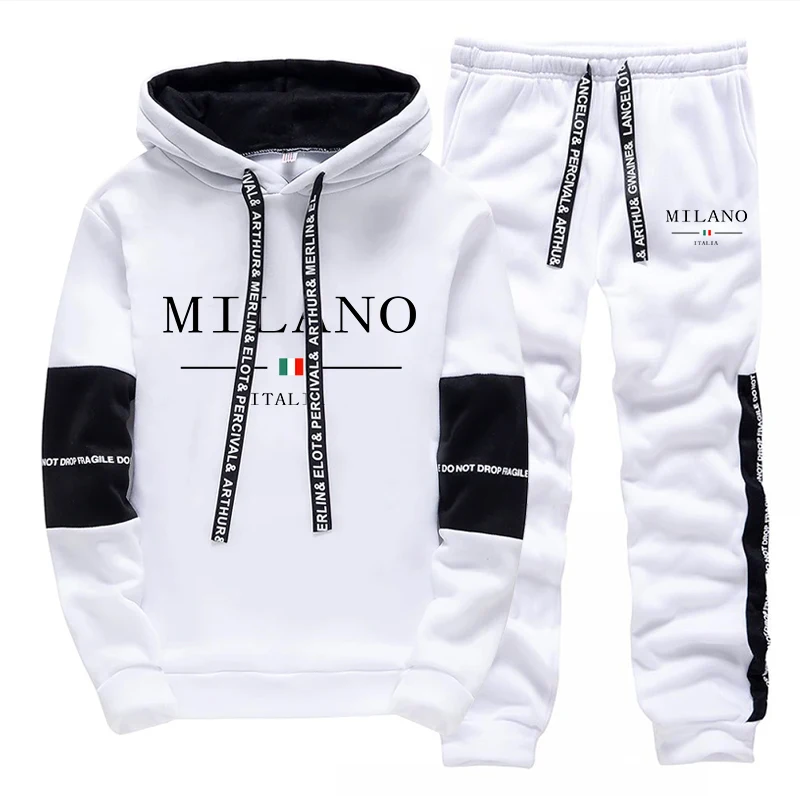 メンズセット/パーカー/パンツ イタリア風トレンドパーカース - Men Shoes Joggers のレビューと価格