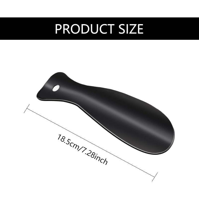 携帯用金属製靴べら、コンパクトな黒の旅行用靴べら、男性と女性 - Men Shoes Essentials のレビューと価格