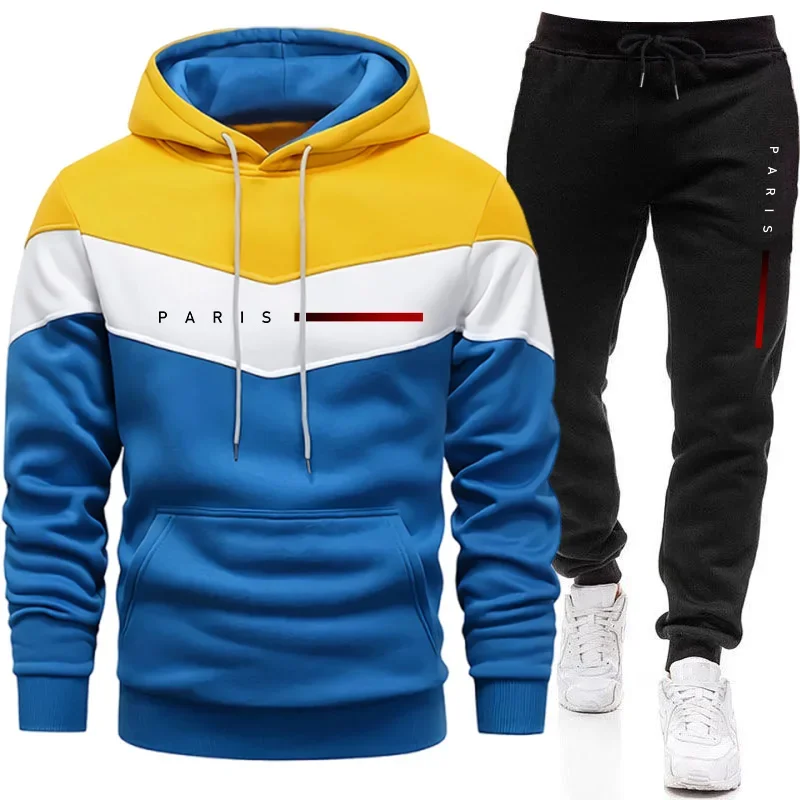 パリファッションメンズフーディセットデイリーカジュアルスポー - Men Shoes Joggers のレビューと価格