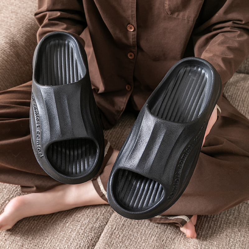 女性男性夏 EVA スリッパソフトノンスリップビーチサンダル - Men'S Shoes Lightweight のレビューと価格