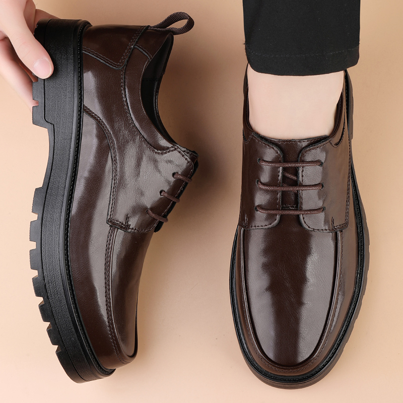 都会的なライトラグジュアリー厚底快適カジュアルメンズシューズ - Men Shoes Essentials のレビューと価格