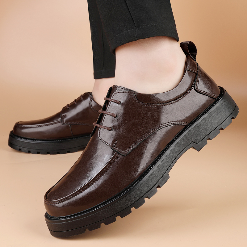 都会的なライトラグジュアリー厚底快適カジュアルメンズシューズ - Men Shoes Essentials のレビューと価格