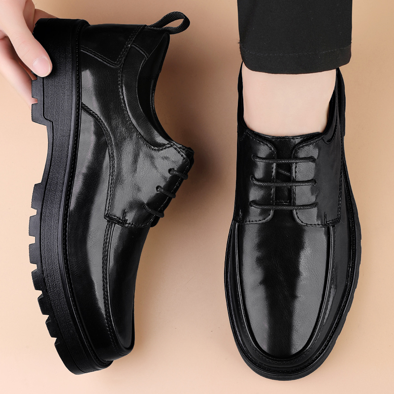 都会的なライトラグジュアリー厚底快適カジュアルメンズシューズ - Men Shoes Essentials のレビューと価格